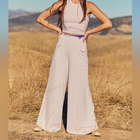 Free People Pants - NWT Free People Blissed Out Wide Leg Pants
